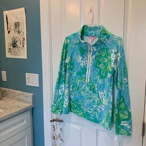 LILLY PULITZER HALF ZIP!!! Medium!